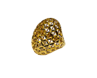 Ring Lorenzo Ungari Woman Le Scintille in Yellow Gold ANOG65 - ANOG65